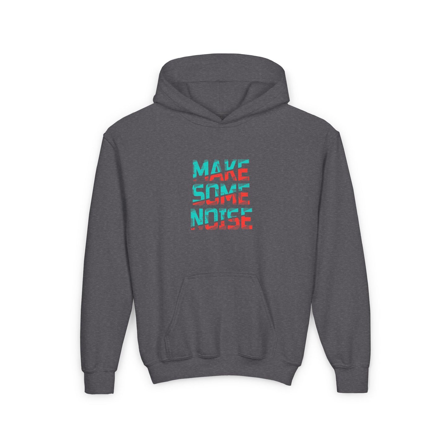 Make Some Noise Youth Heavy Blend Hooded Sweatshirt