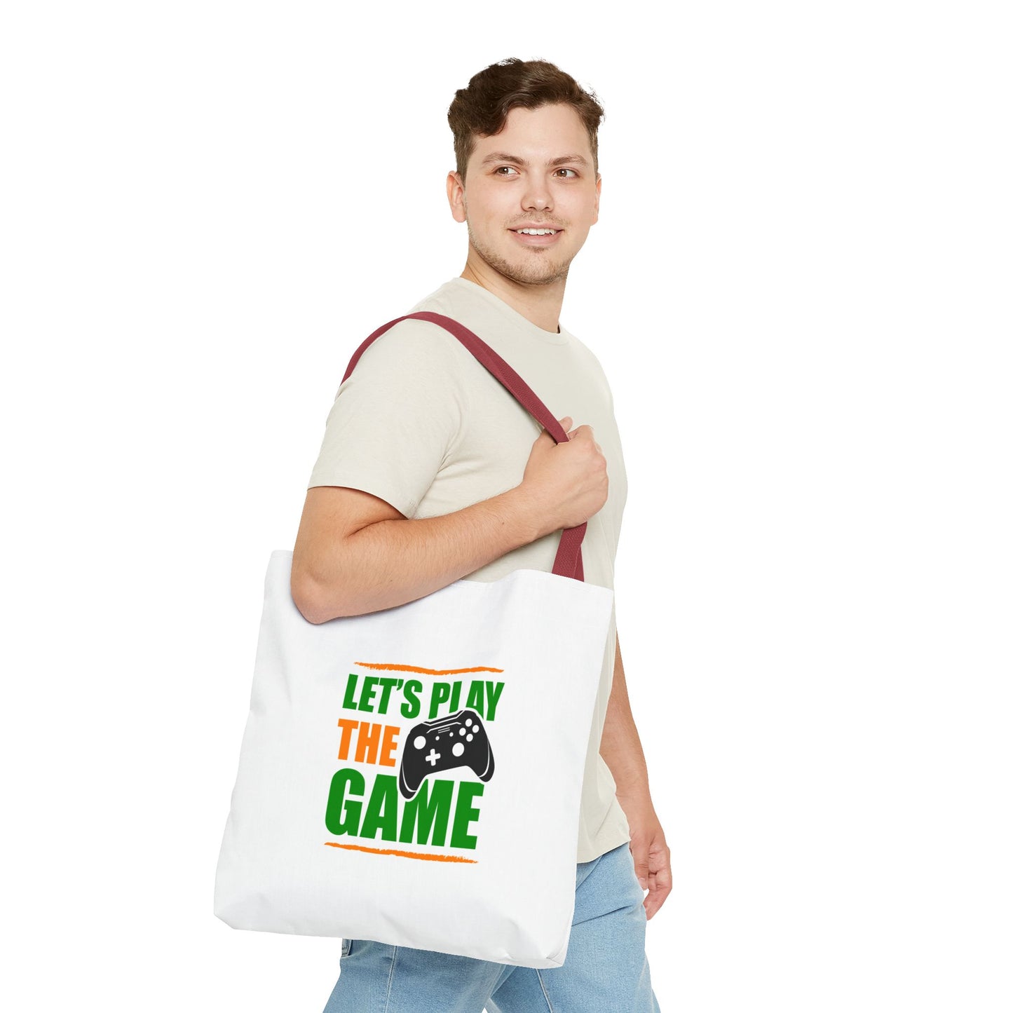 Let's Play The Game Tote Bag (AOP)