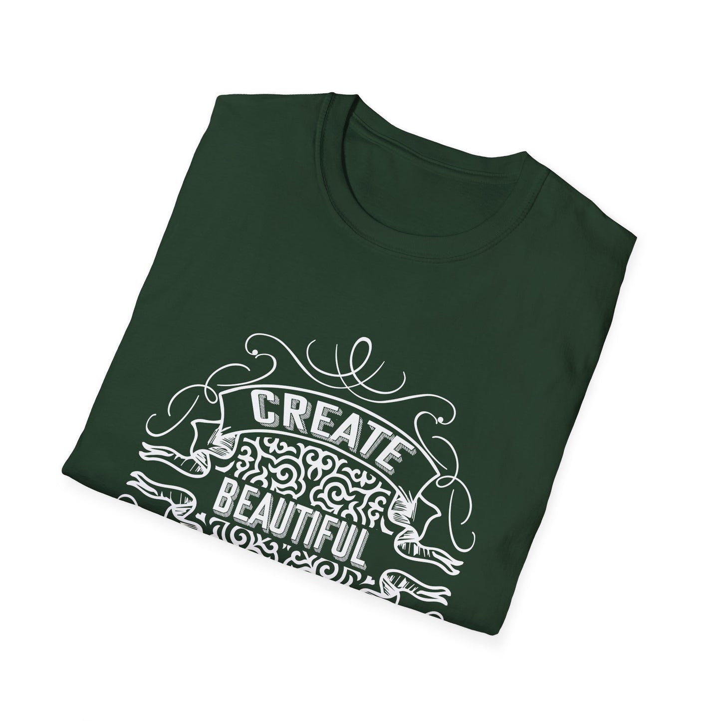 Create Beautiful Things Unisex Softstyle T-Shirt