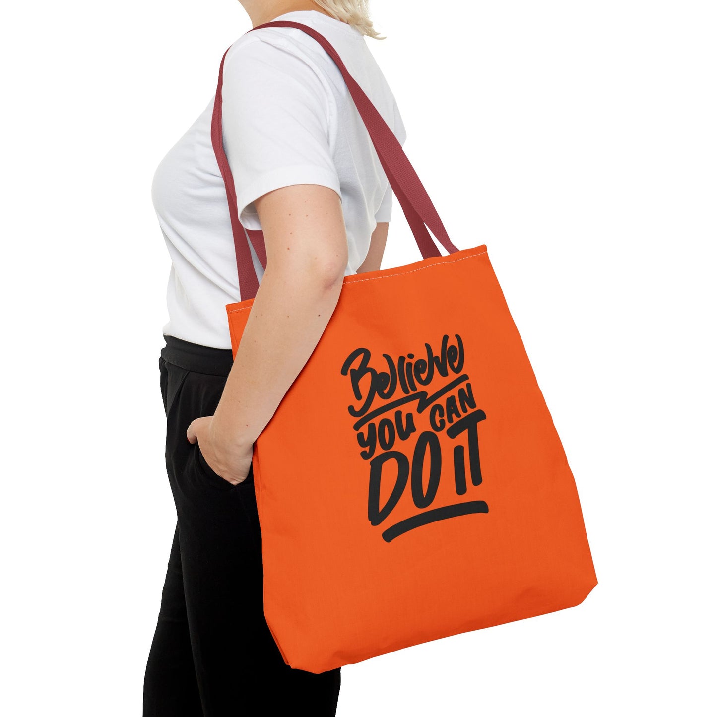 Believe You Can Do It Tote Bag (AOP)