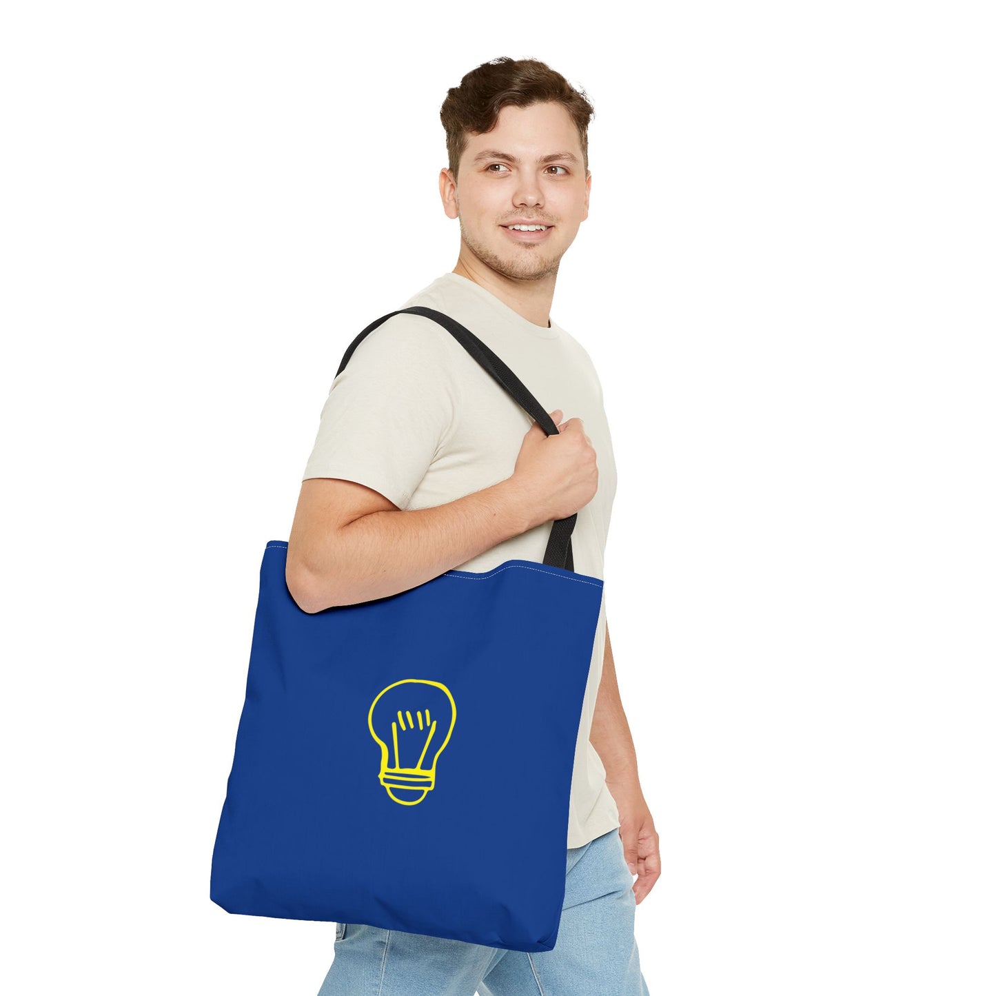 Drawing Light Bulb Tote Bag (AOP)
