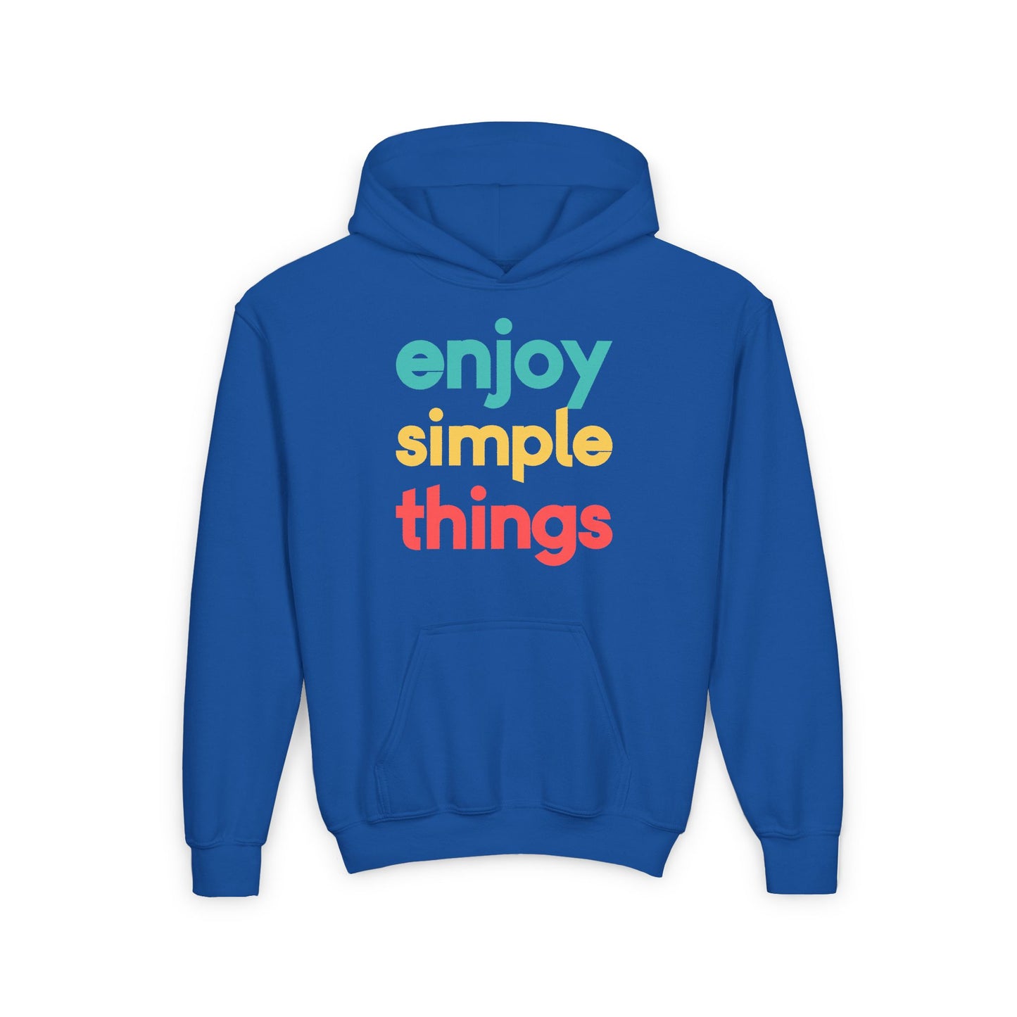 Enjoy Simple Things Youth Heavy Blend Hooded Sweatshirt