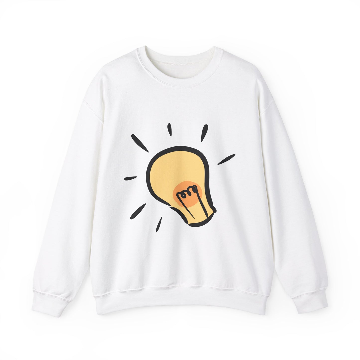 Light Bulb Unisex Heavy Blend™ Crewneck Sweatshirt