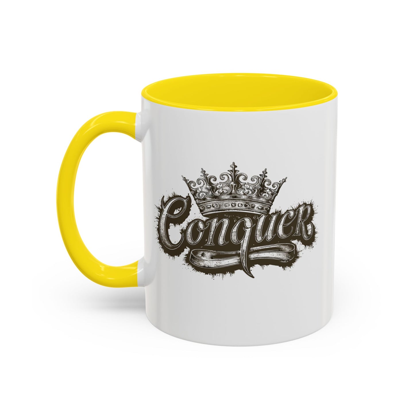 Conquer Accent Coffee Mug (11, 15oz)