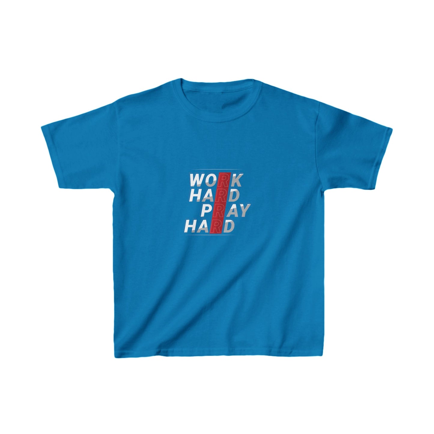Work Hard Pray Hard Kids Heavy Cotton™ Tee