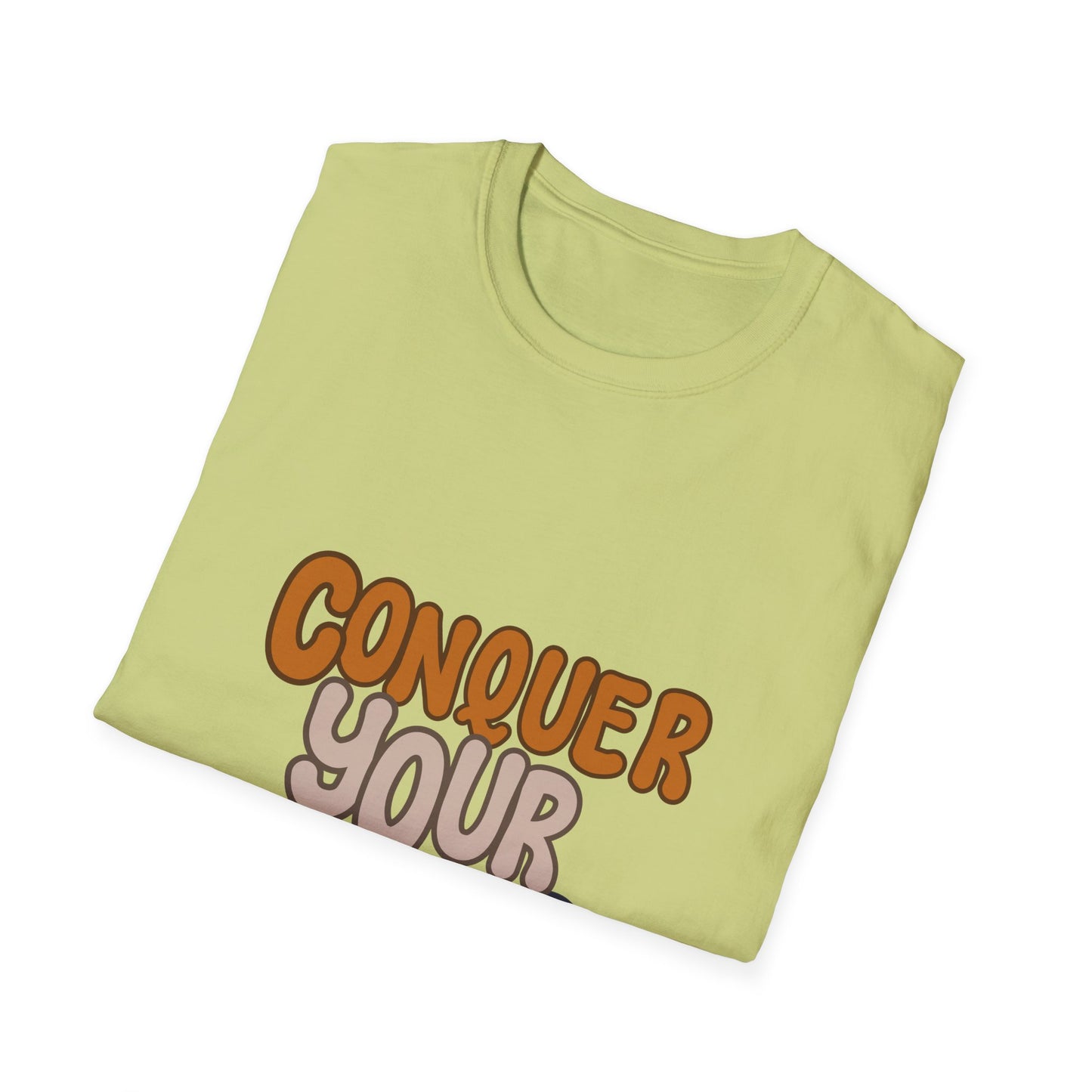 Conquer  Your goals  Unisex Softstyle T-Shirt