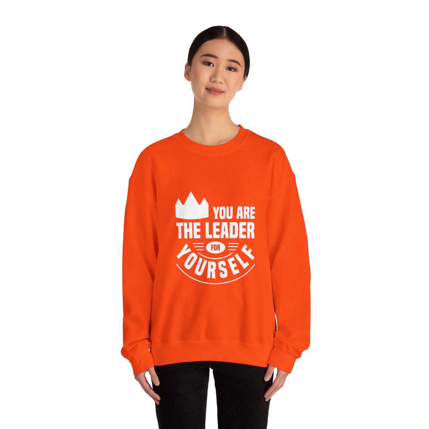You Are The Leader For Yourself Unisex Heavy Blend™ Crewneck Sweatshirt
