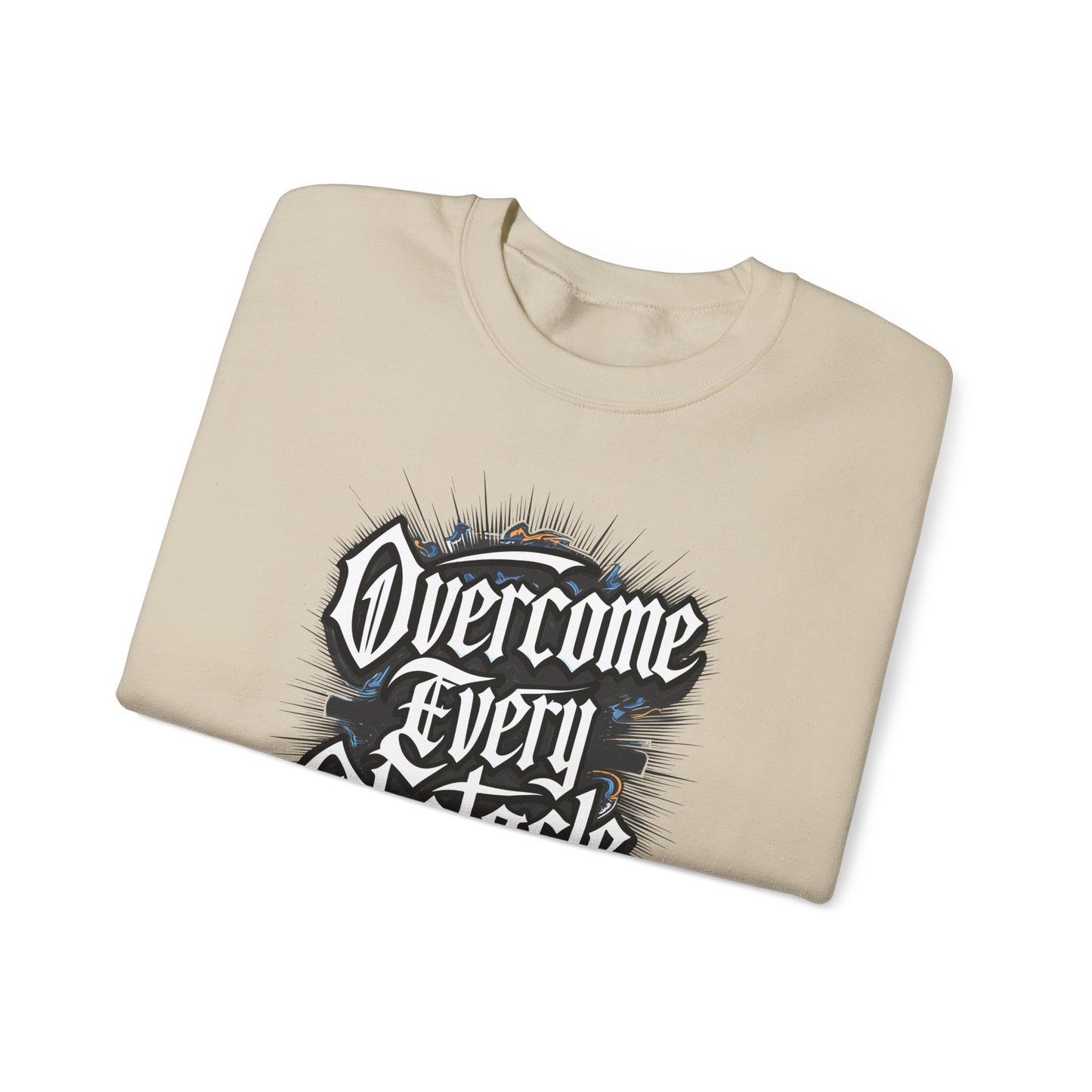 Overcome Every Obstacle Unisex Heavy Blend™ Crewneck Sweatshirt