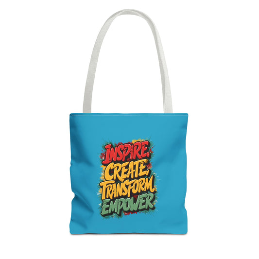 Inspire Create Transform Empower Tote Bag (AOP)