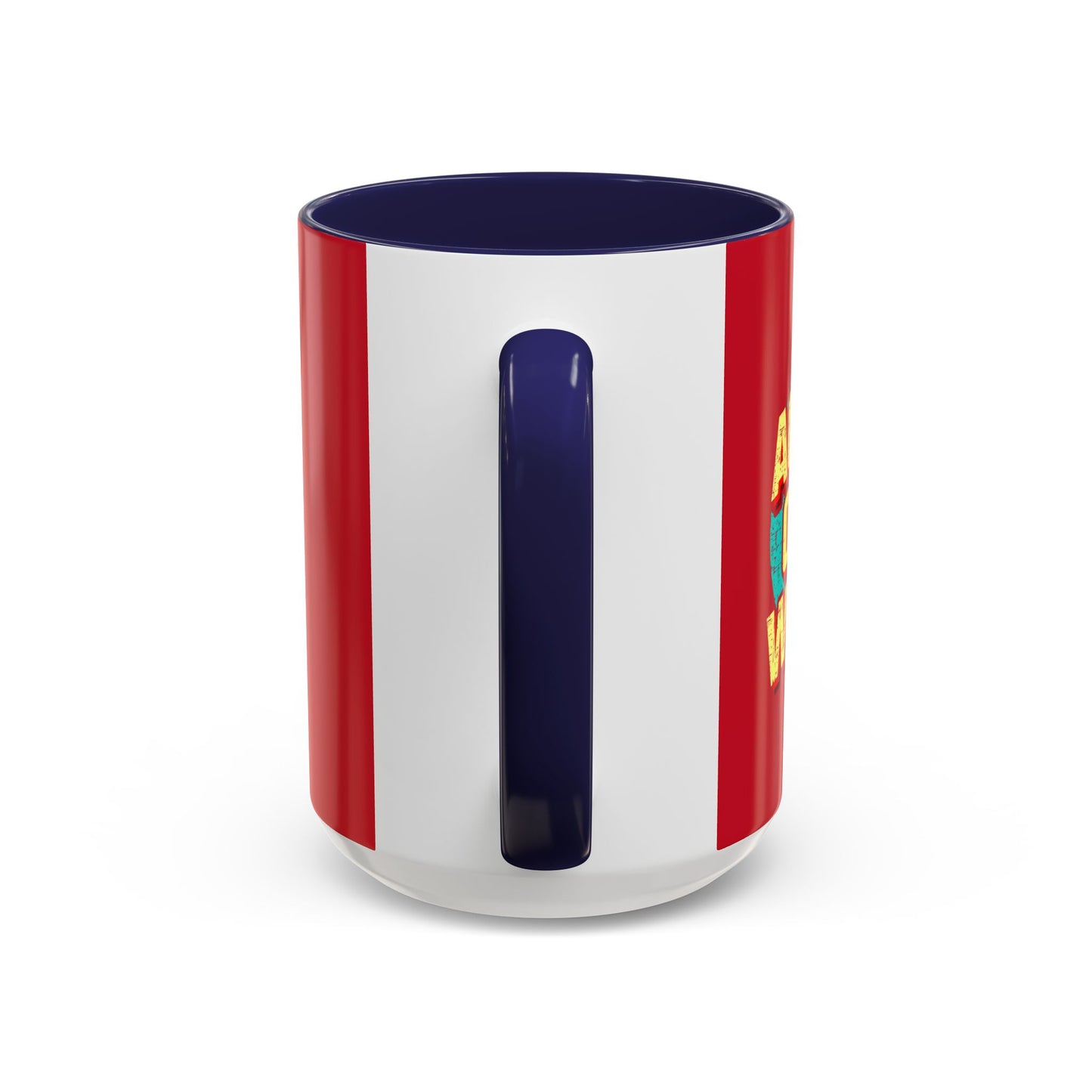 Action Over Words Accent Coffee Mug (11, 15oz)