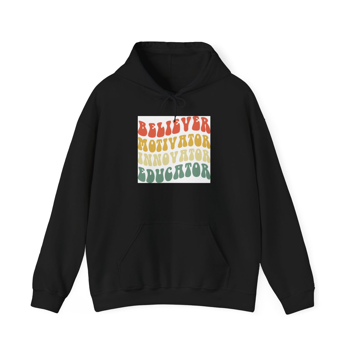 Believer Motivator Innovator Educator Unisex Heavy Blend™ Hooded Sweatshirt