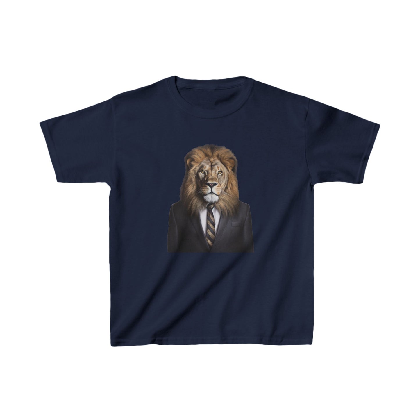 Lion Business Person Kids Heavy Cotton™ Tee