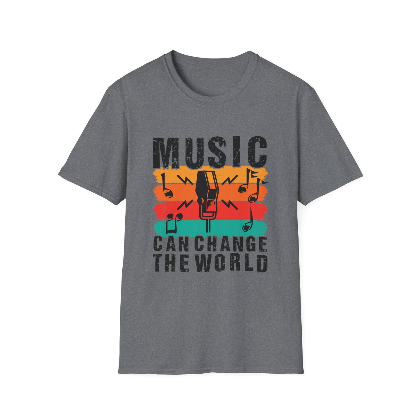 Music Can Change The World Unisex Softstyle T-Shirt