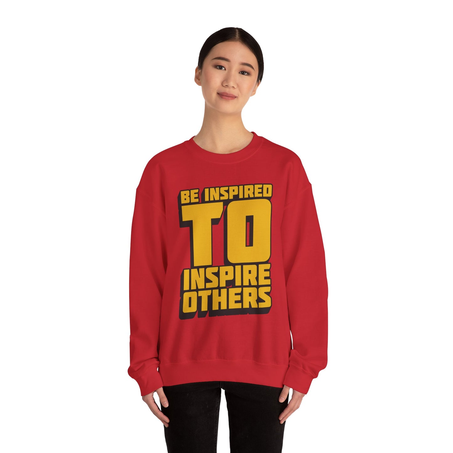 Be Inspired To Inspire Others Unisex Heavy Blend™ Crewneck Sweatshirt