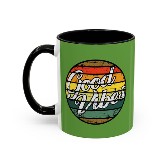 Good Vibes Accent Coffee Mug (11, 15oz)