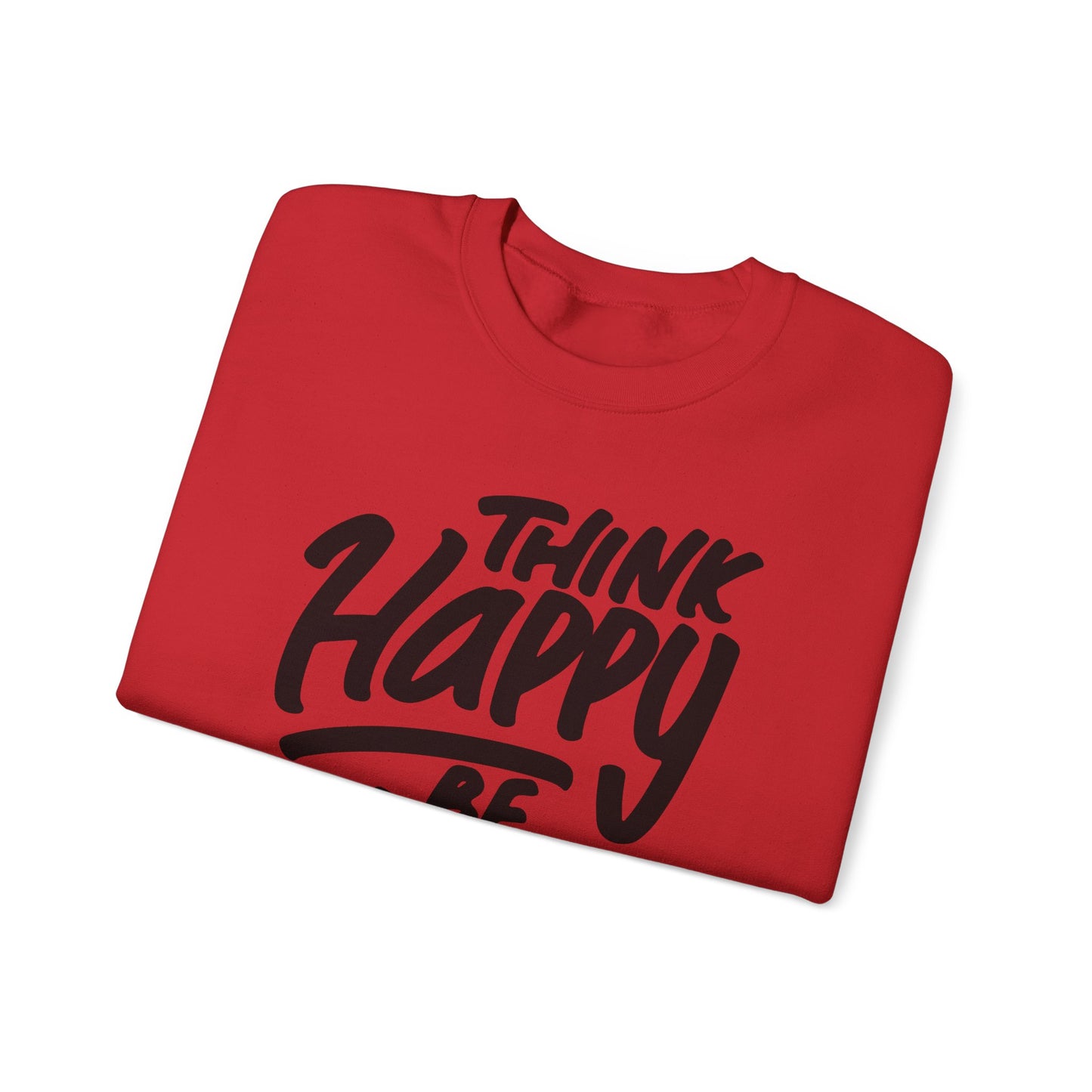 Think Happy Be Happy Unisex Heavy Blend™ Crewneck Sweatshirt