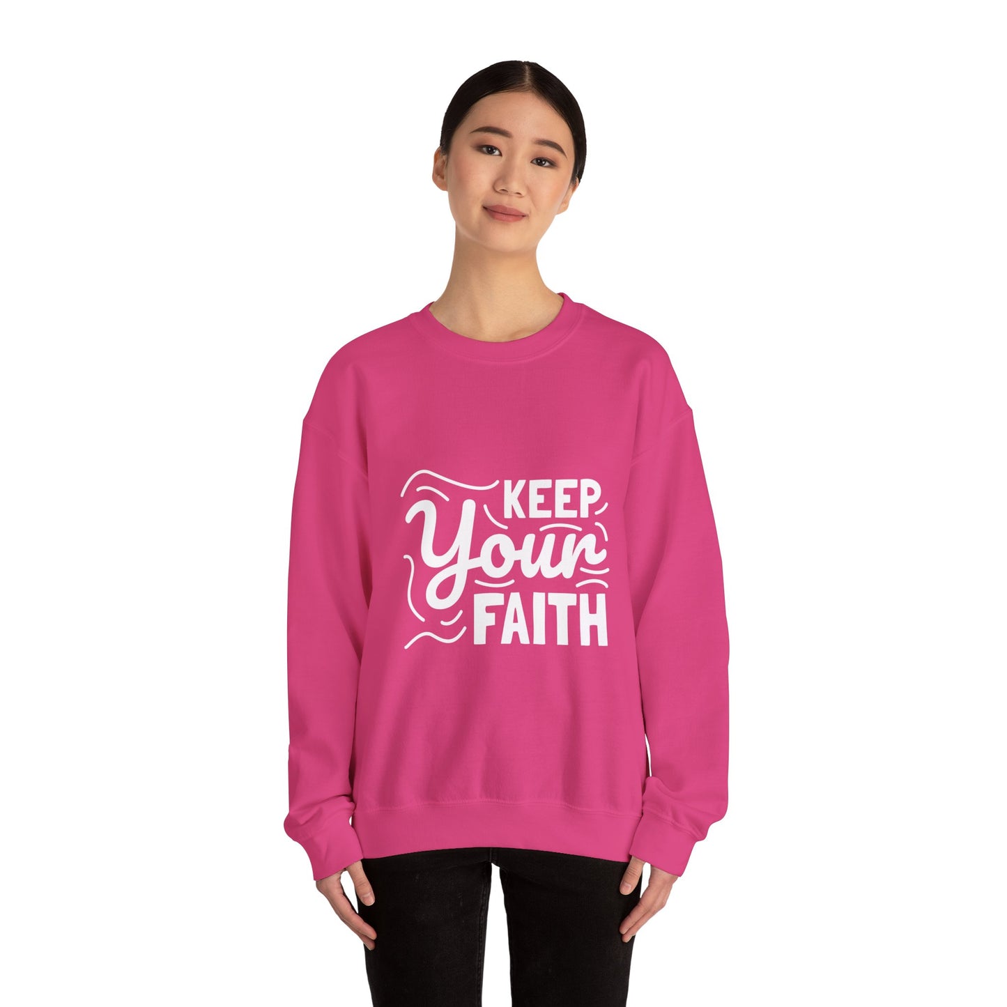Keep Your Faith Unisex Heavy Blend™ Crewneck Sweatshirt