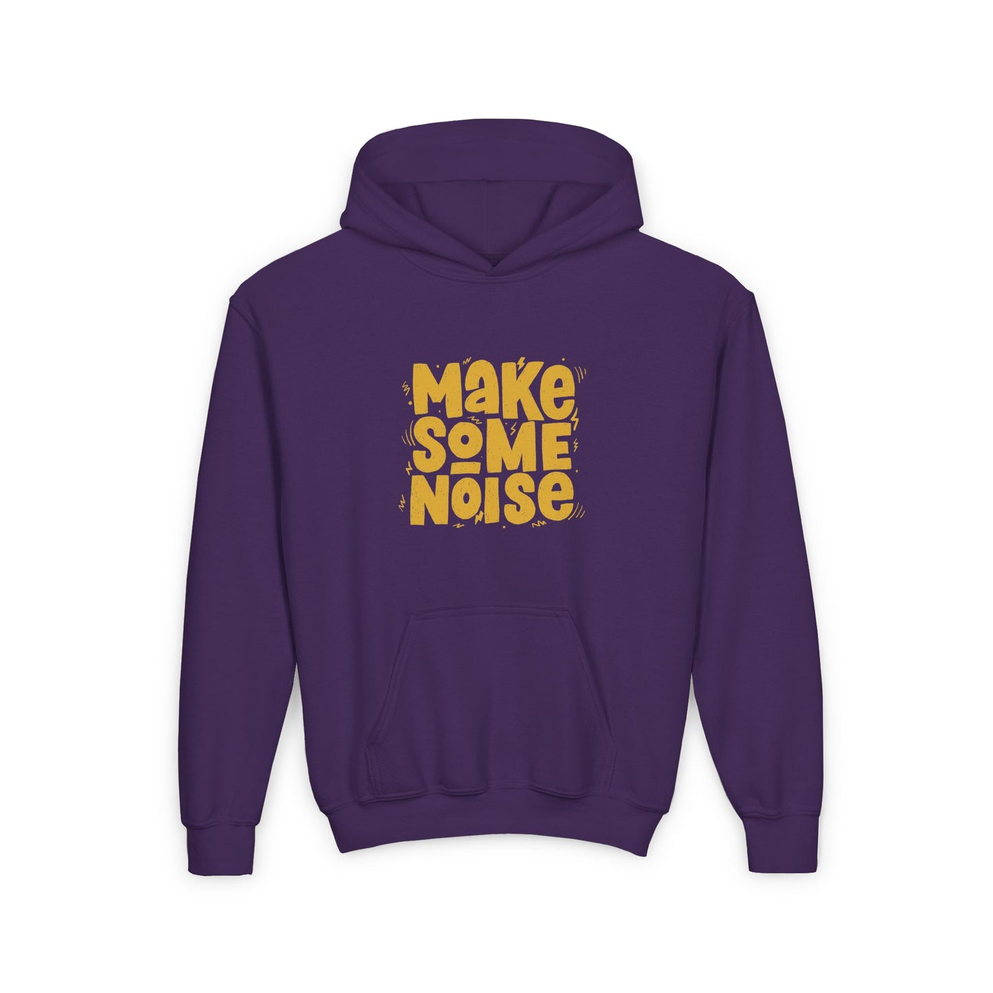 Make Some Noise Youth Heavy Blend Hooded Sweatshirt
