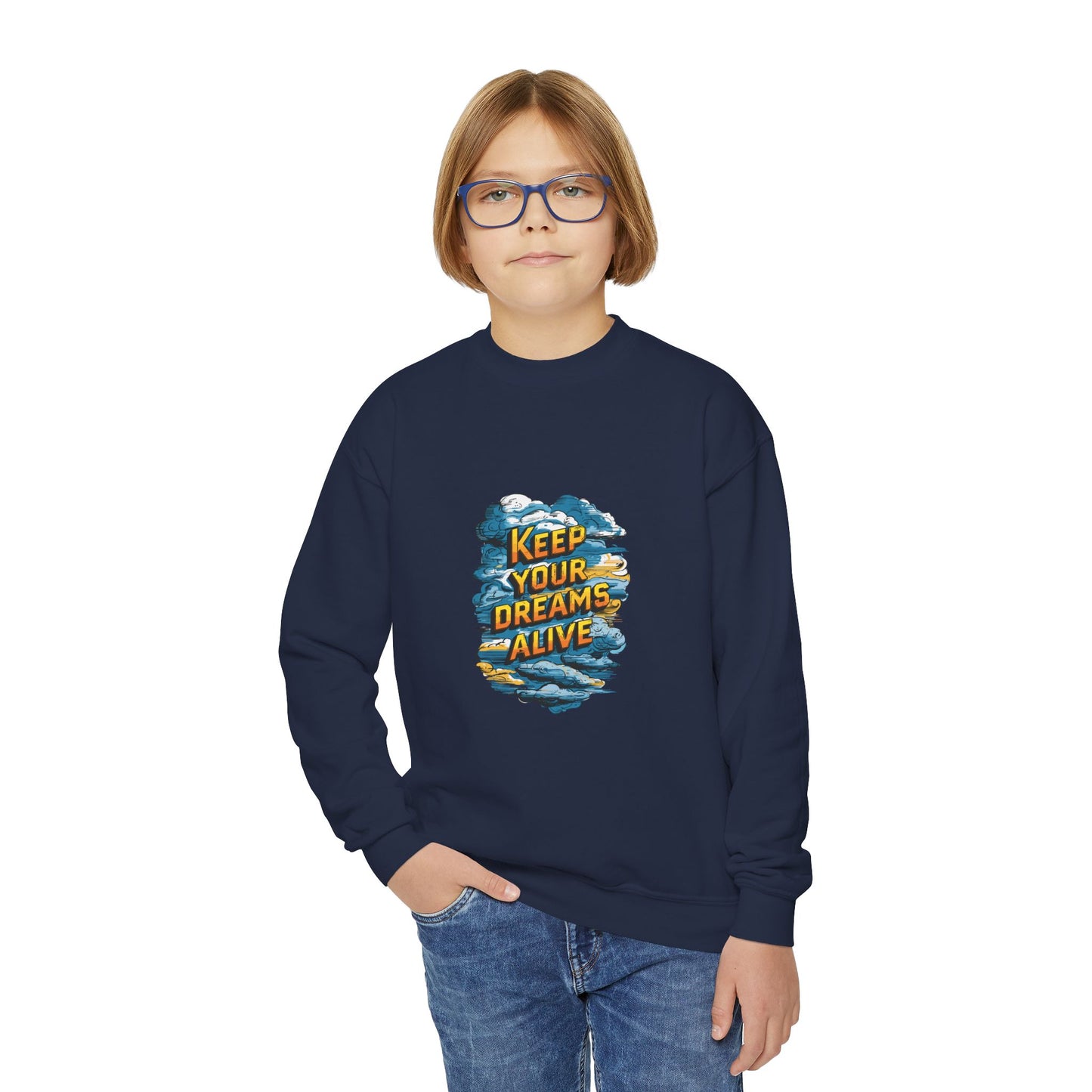 Keep Your Dreams Alive Youth Crewneck Sweatshirt