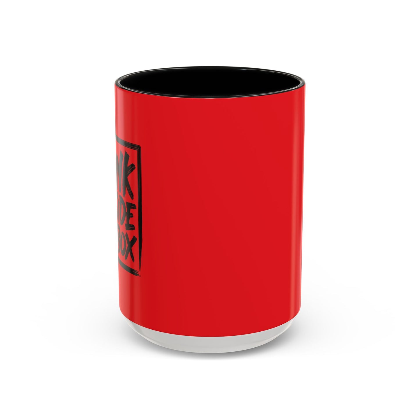 Think Outside The Box Accent Coffee Mug (11, 15oz)