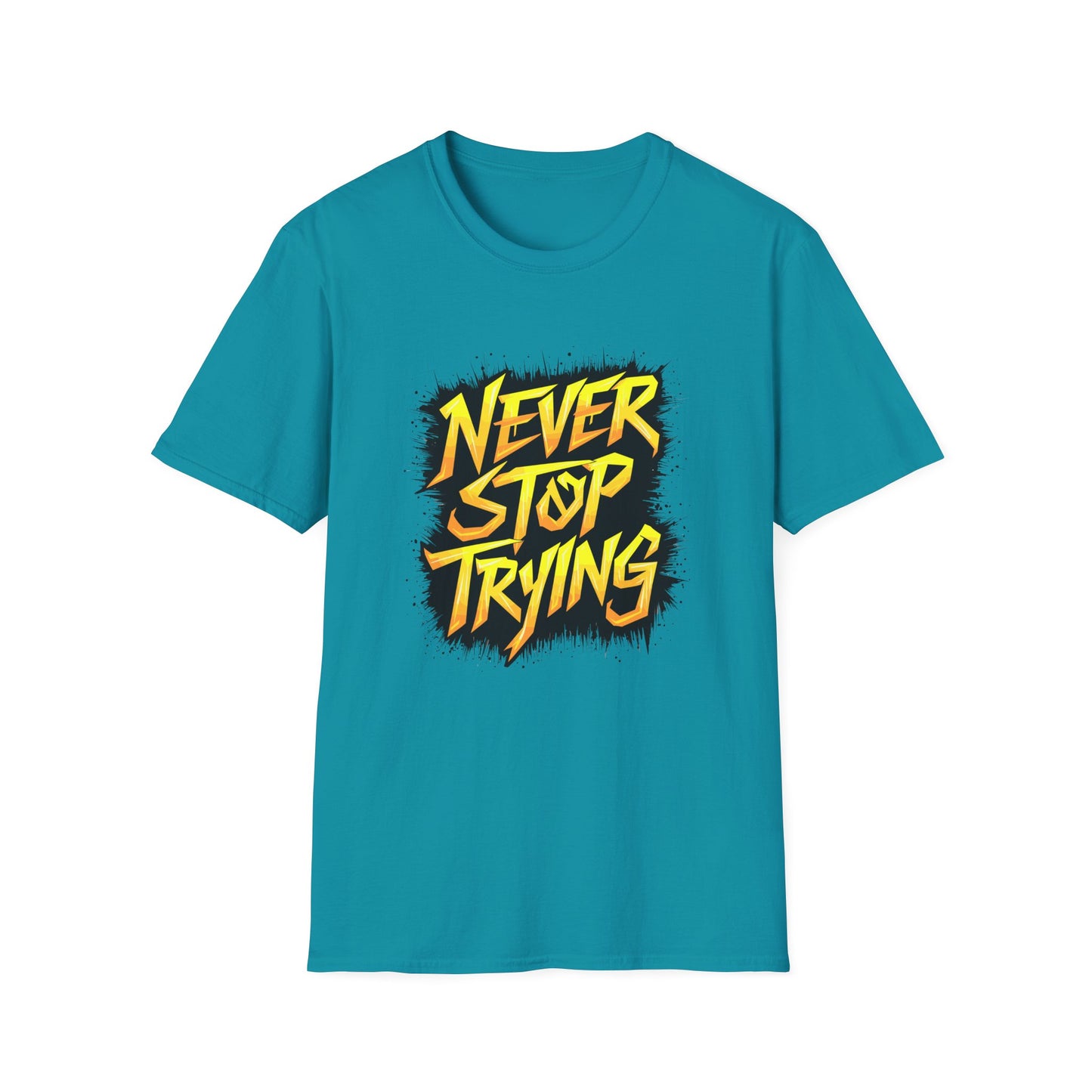 Never Stop Trying Unisex Softstyle T-Shirt