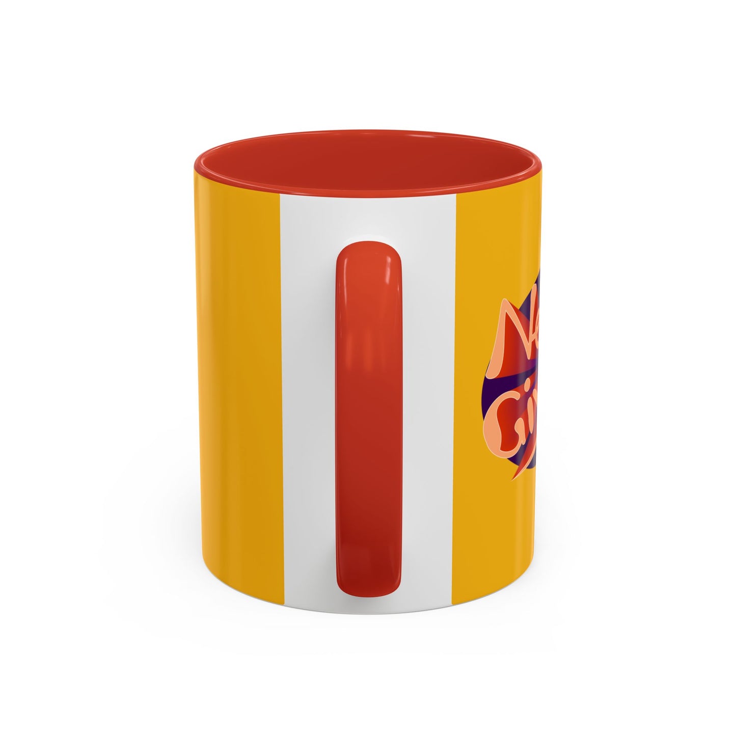 Never Give Up Accent Coffee Mug (11, 15oz)