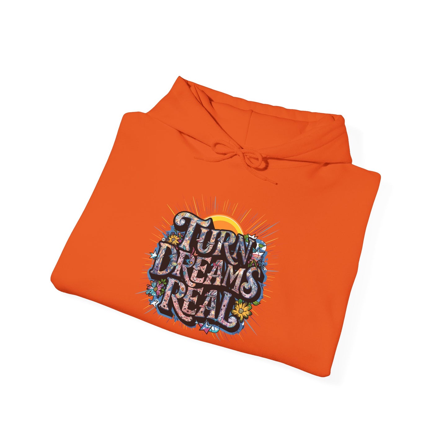 Turns Dreams Real Unisex Heavy Blend™ Hooded Sweatshirt