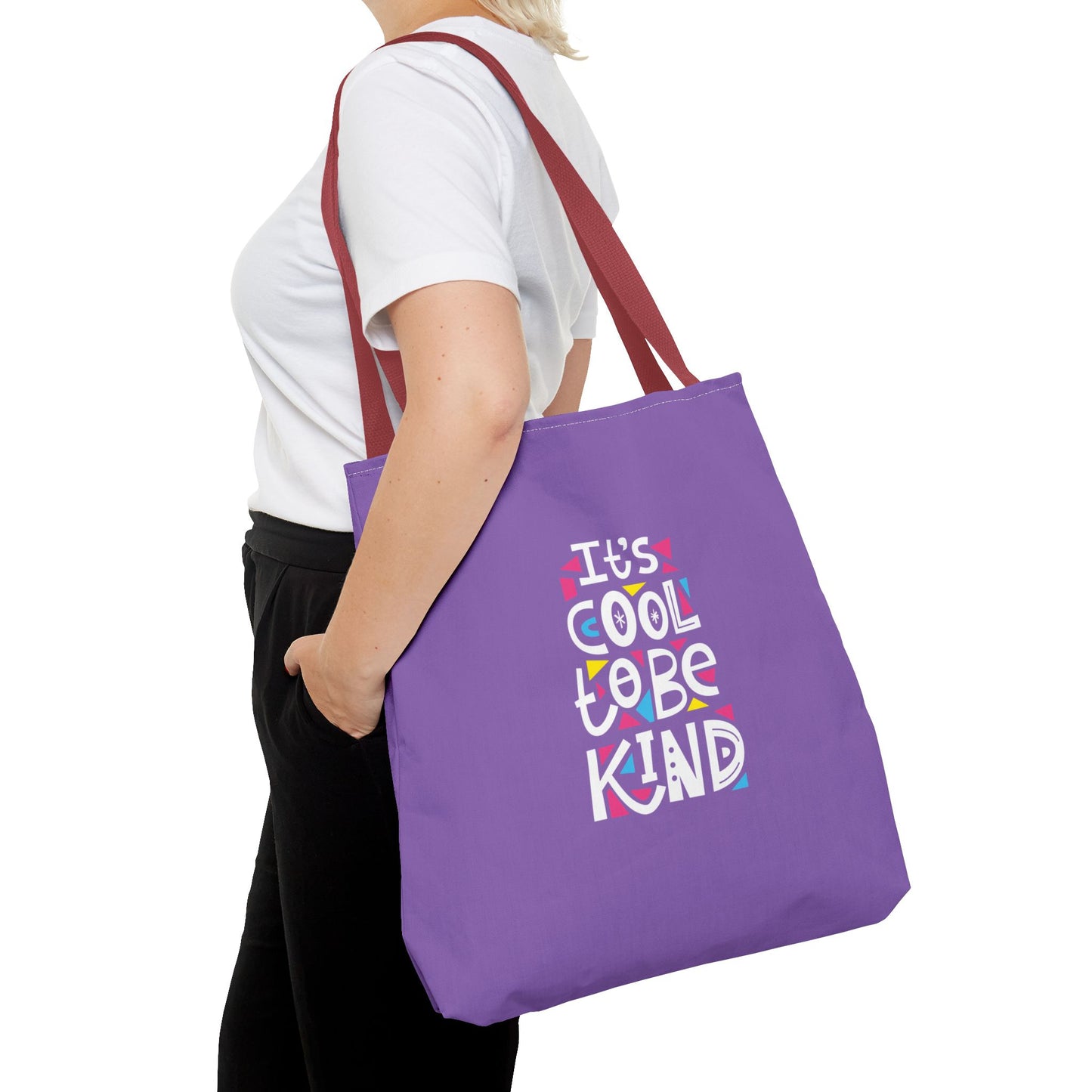 It's Cool To Be Kind Tote Bag (AOP)