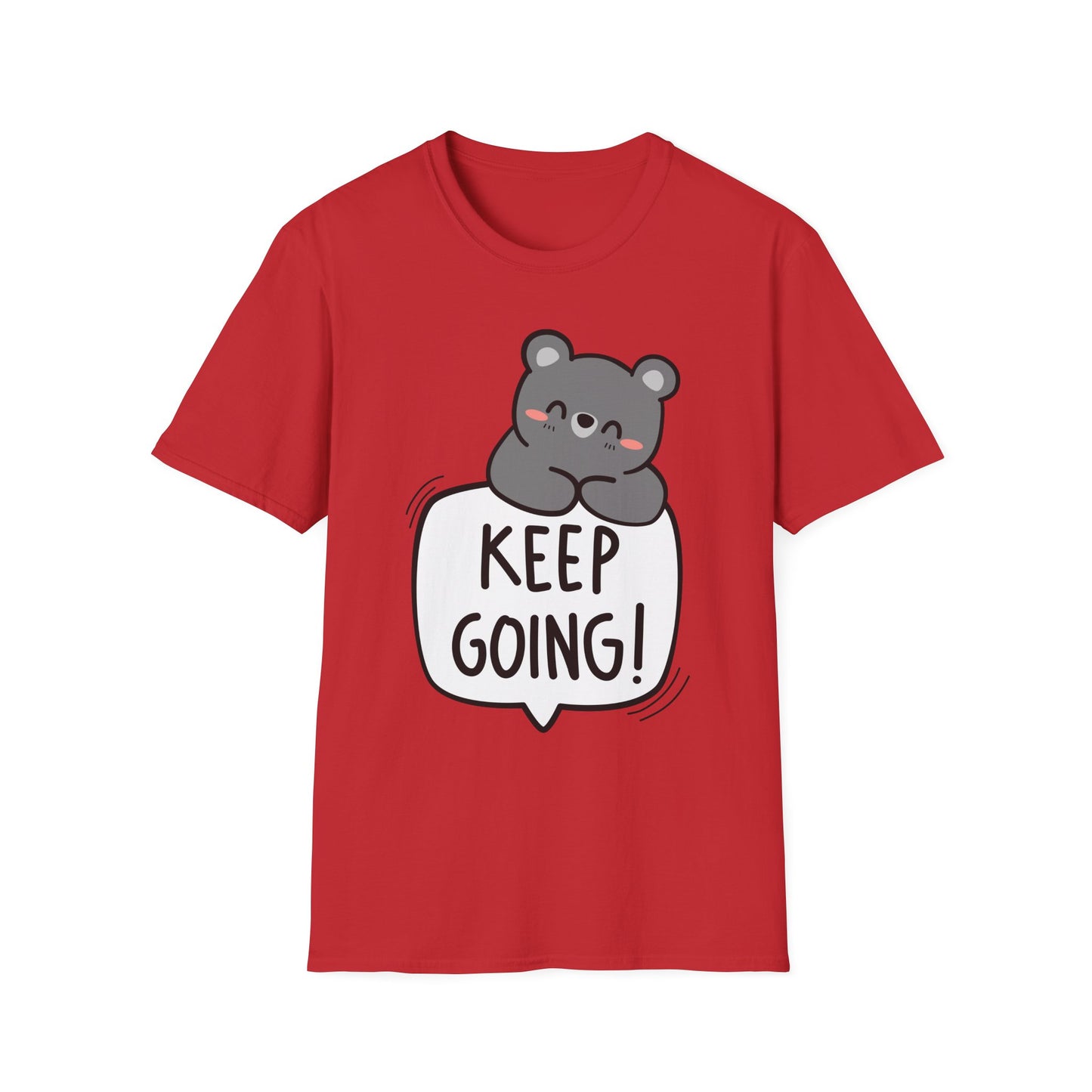 keep going Unisex Softstyle T-Shirt