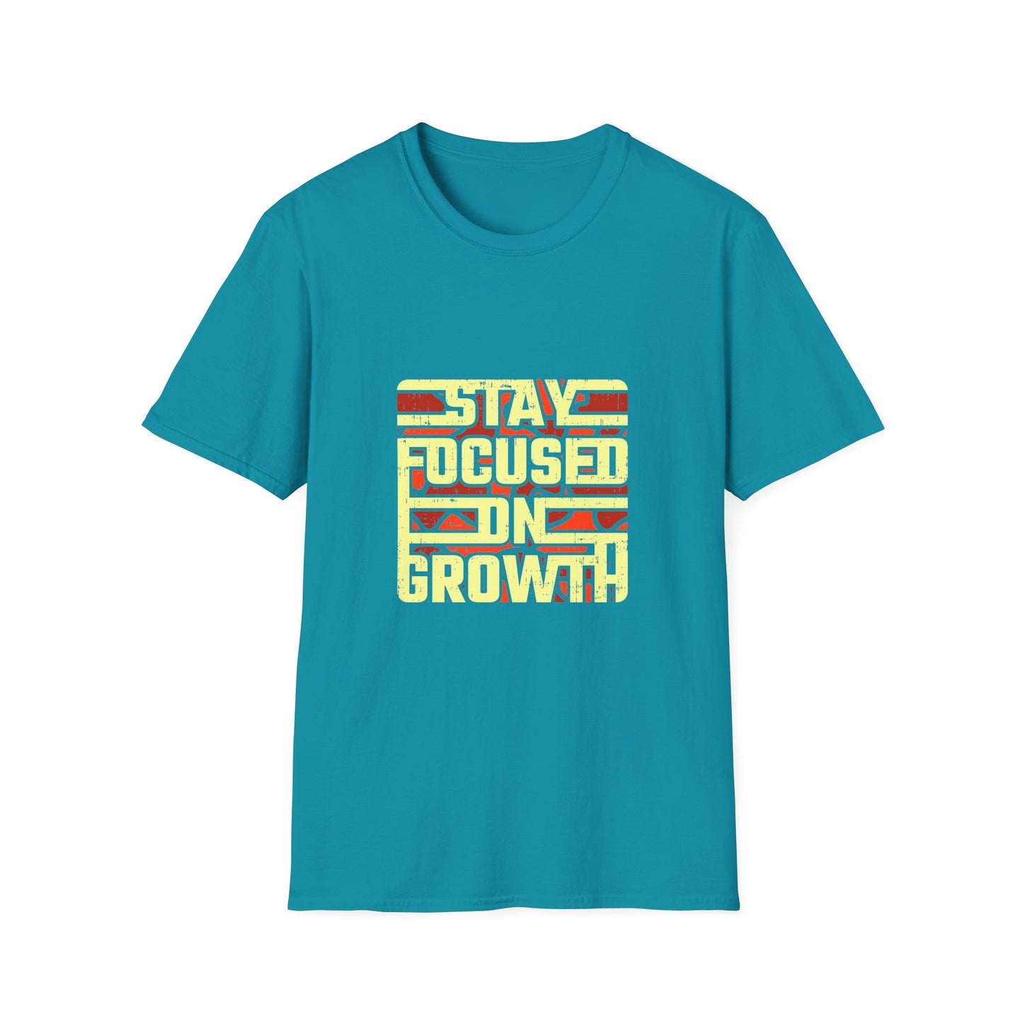 Stay Focused On Growth Unisex Softstyle T-Shirt