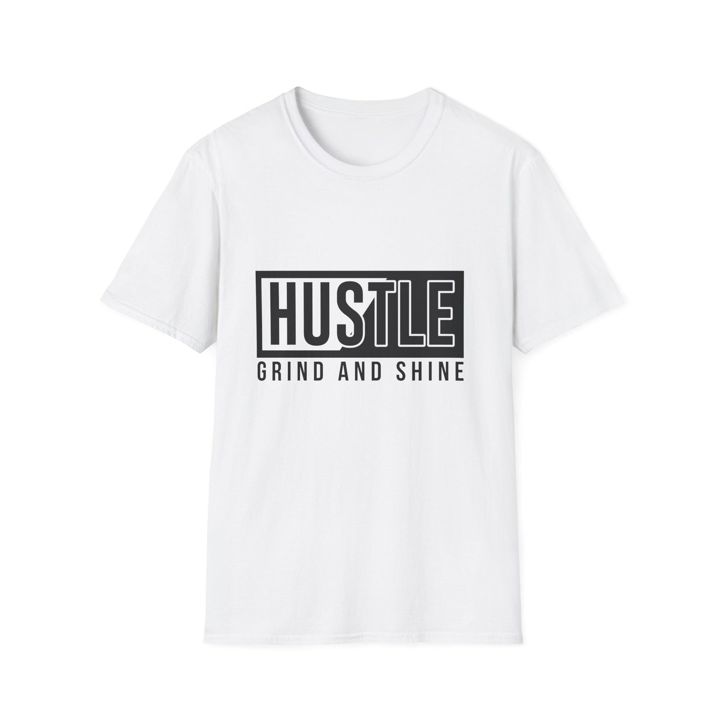 Hustle Grind And Shine Unisex Softstyle T-Shirt