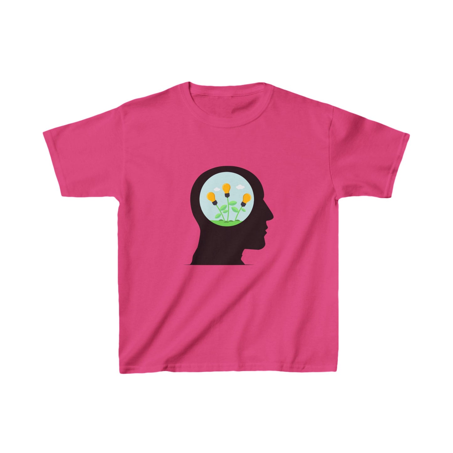 Mindset And Positive Thoughts Kids Heavy Cotton™ Tee