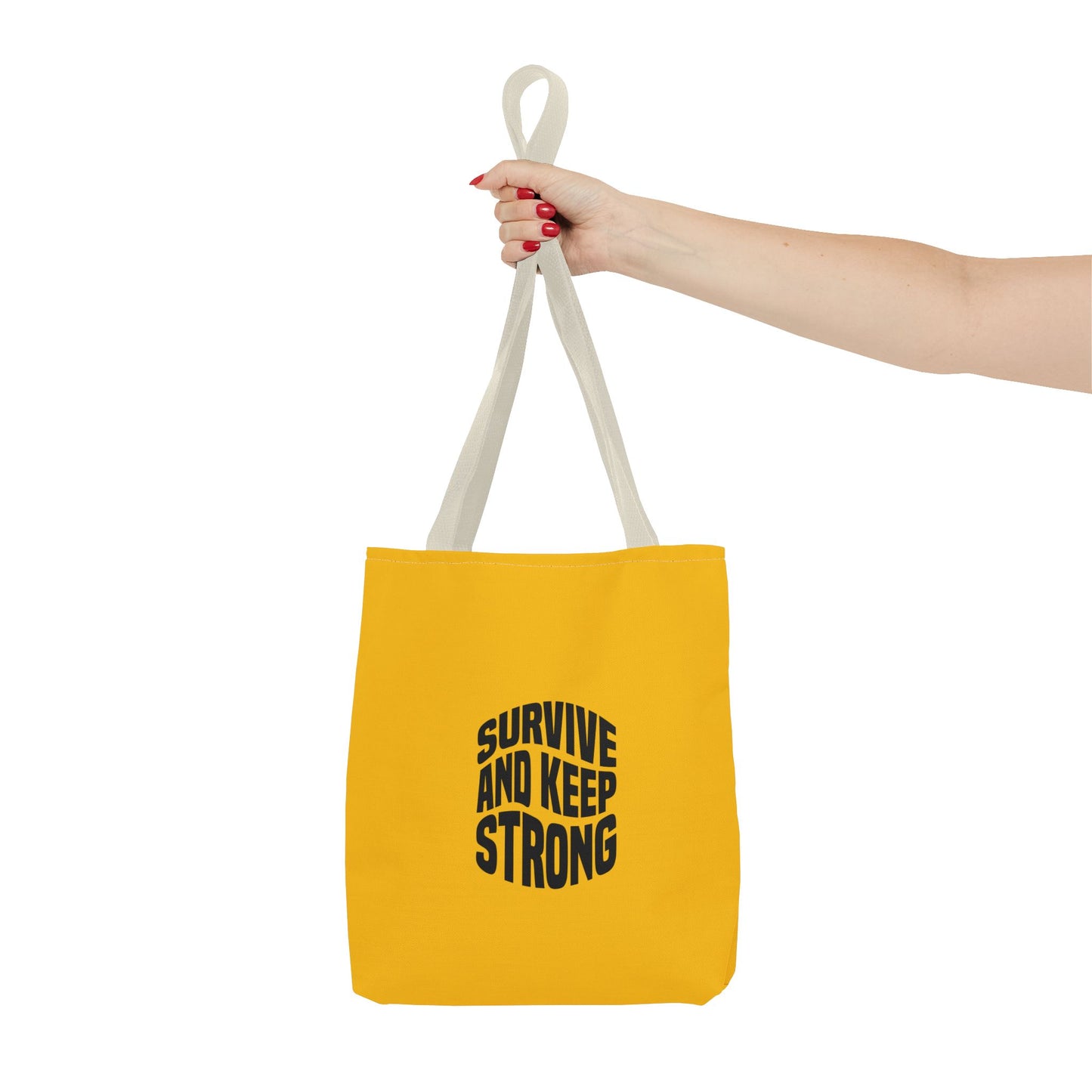 Survive And Keep Strong Tote Bag (AOP)
