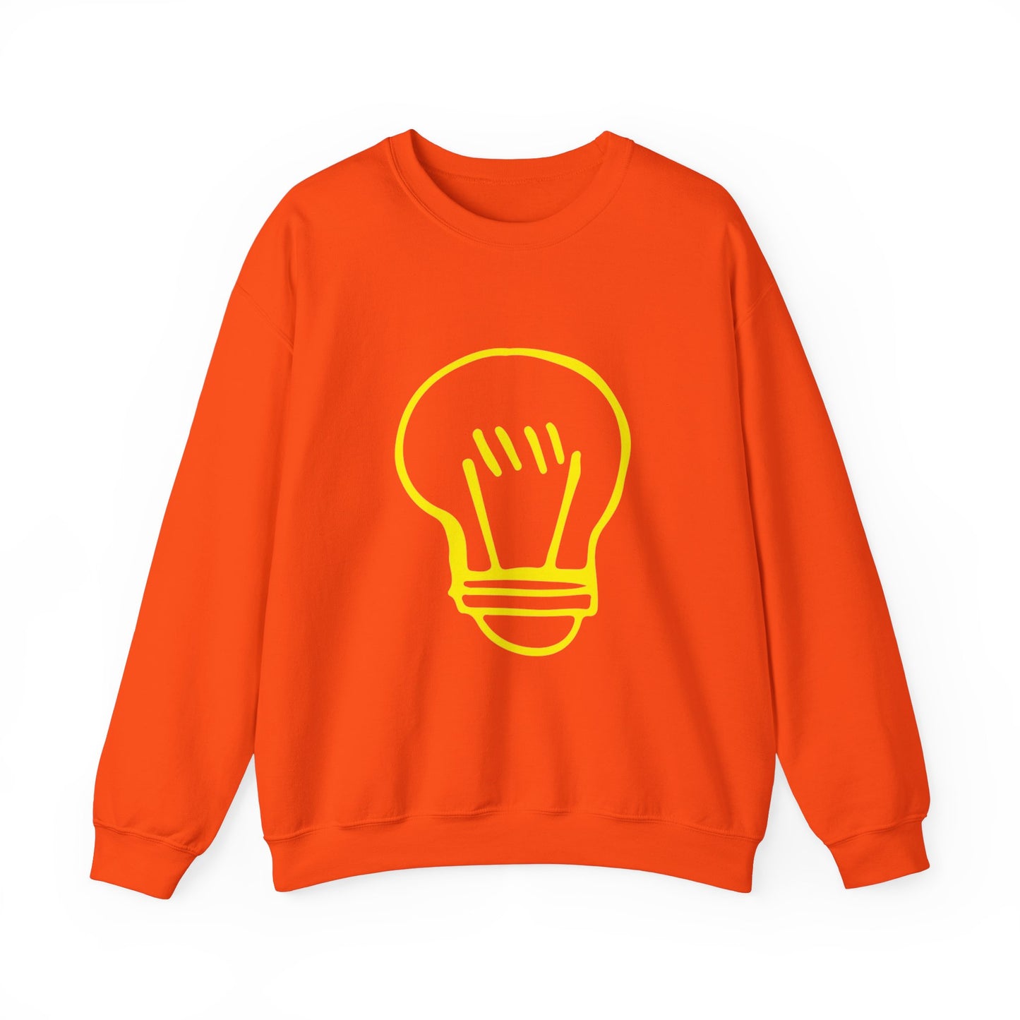 Drawing Light Bulb Unisex Heavy Blend™ Crewneck Sweatshirt