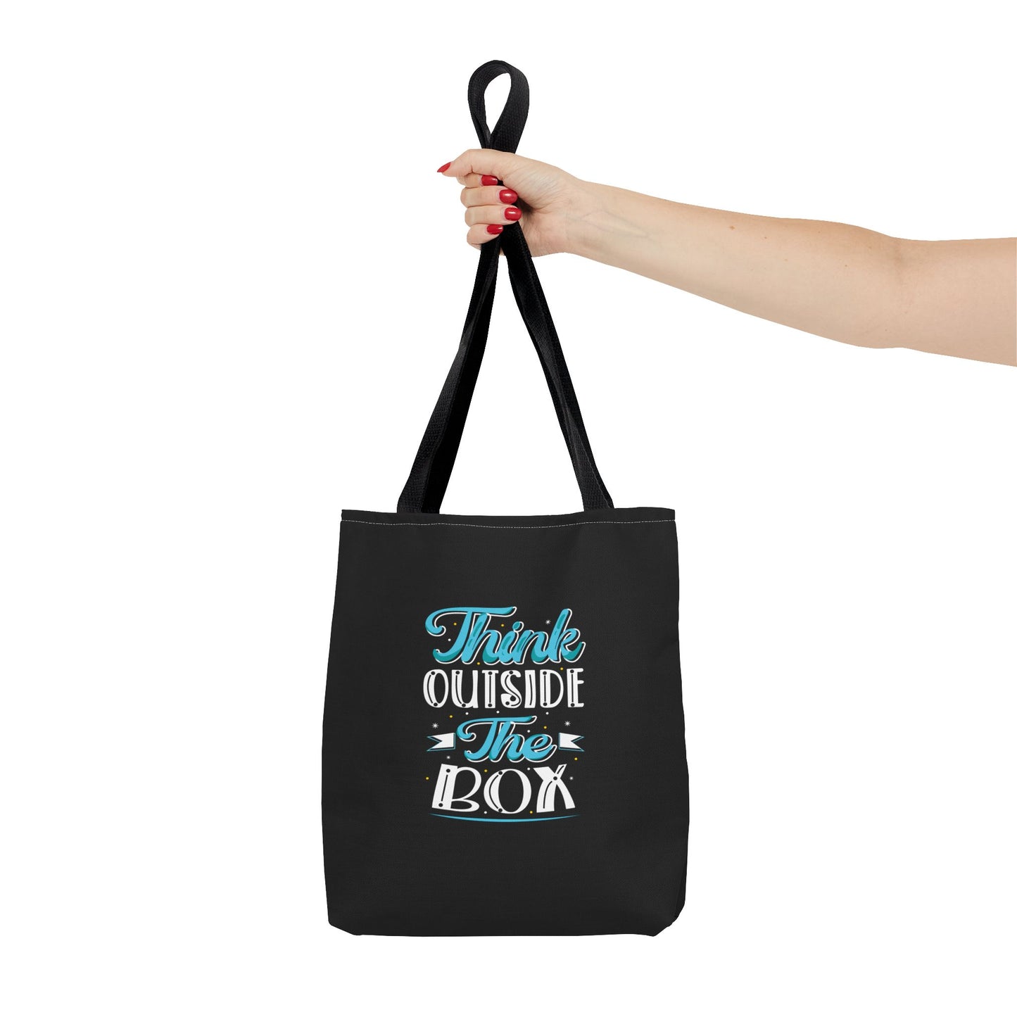 Think Outside The Box Tote Bag (AOP)
