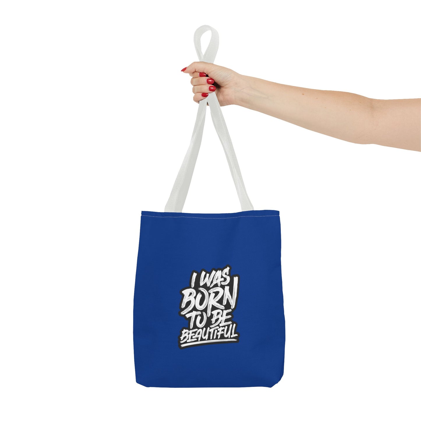 I Was Born To Be Beautiful Tote Bag (AOP)