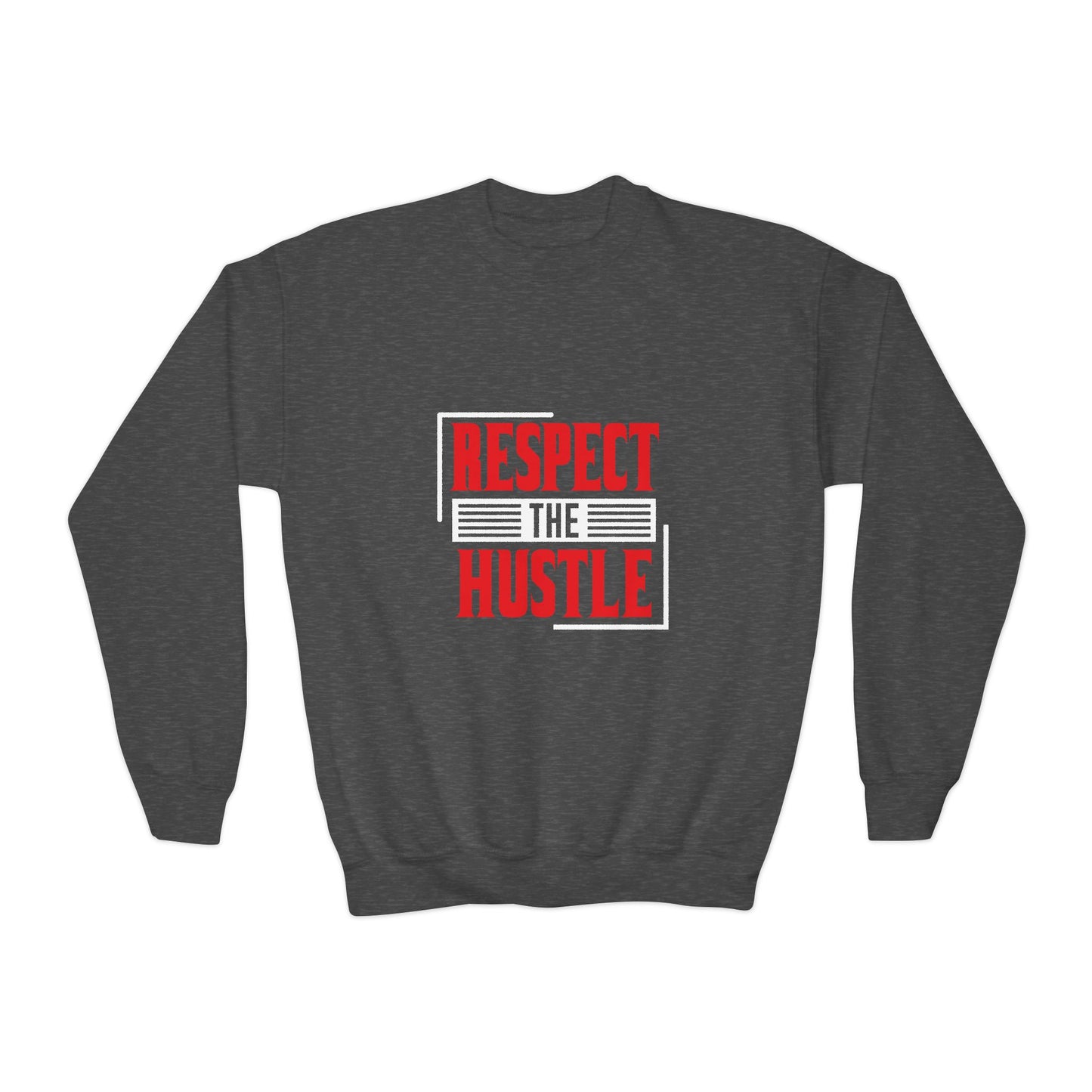 Respect The Hustle Youth Crewneck Sweatshirt