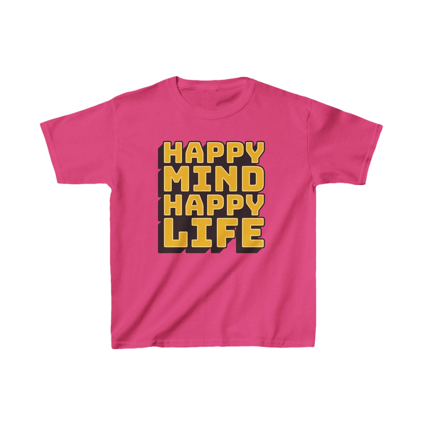 Happy Mind Happy Life Kids Heavy Cotton™ Tee