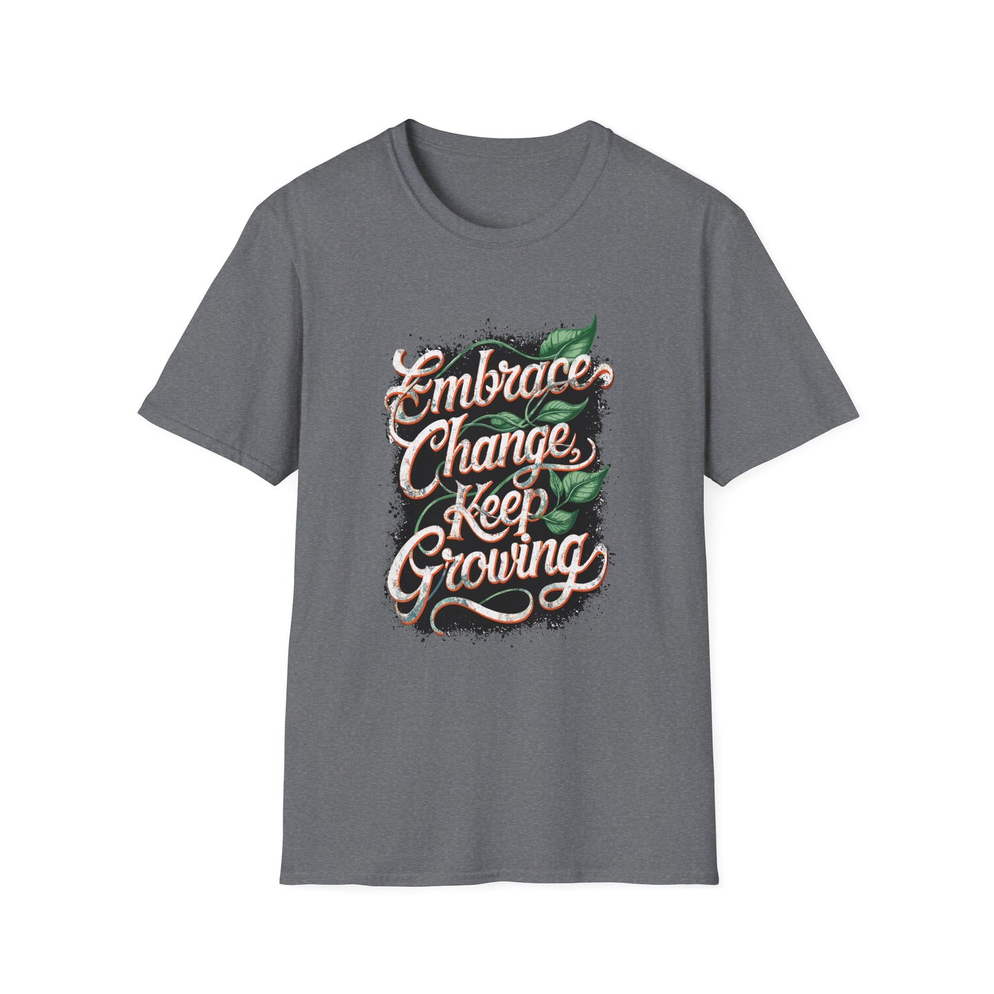 Embrace Change Keep Growing Unisex Softstyle T-Shirt