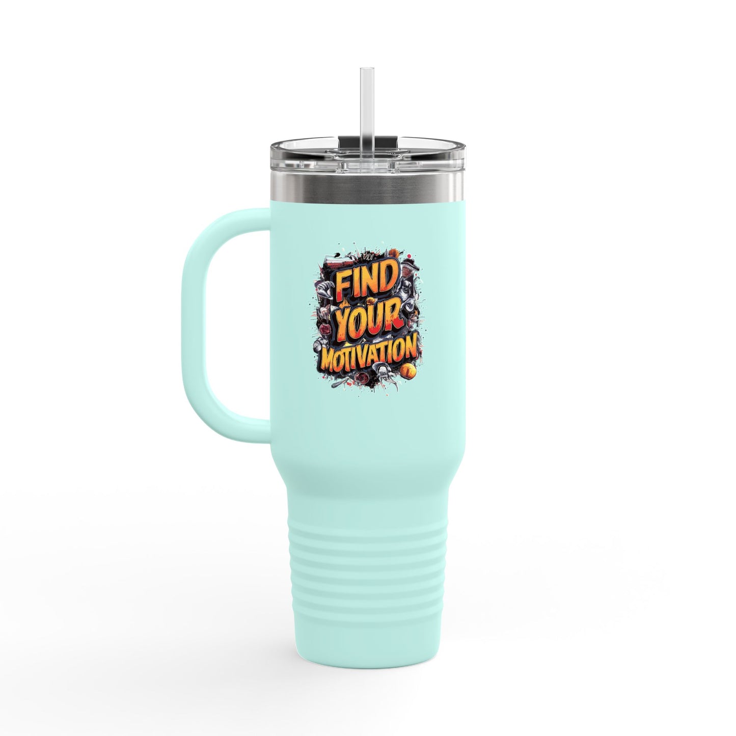 Find Your Motivation Insulated Travel Mug, 40oz