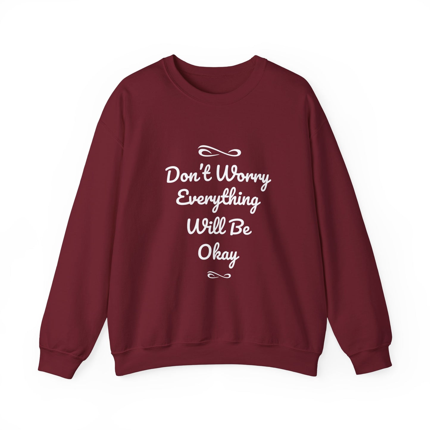 Don't Worry Everything Will Be Okey Unisex Heavy Blend™ Crewneck Sweatshirt