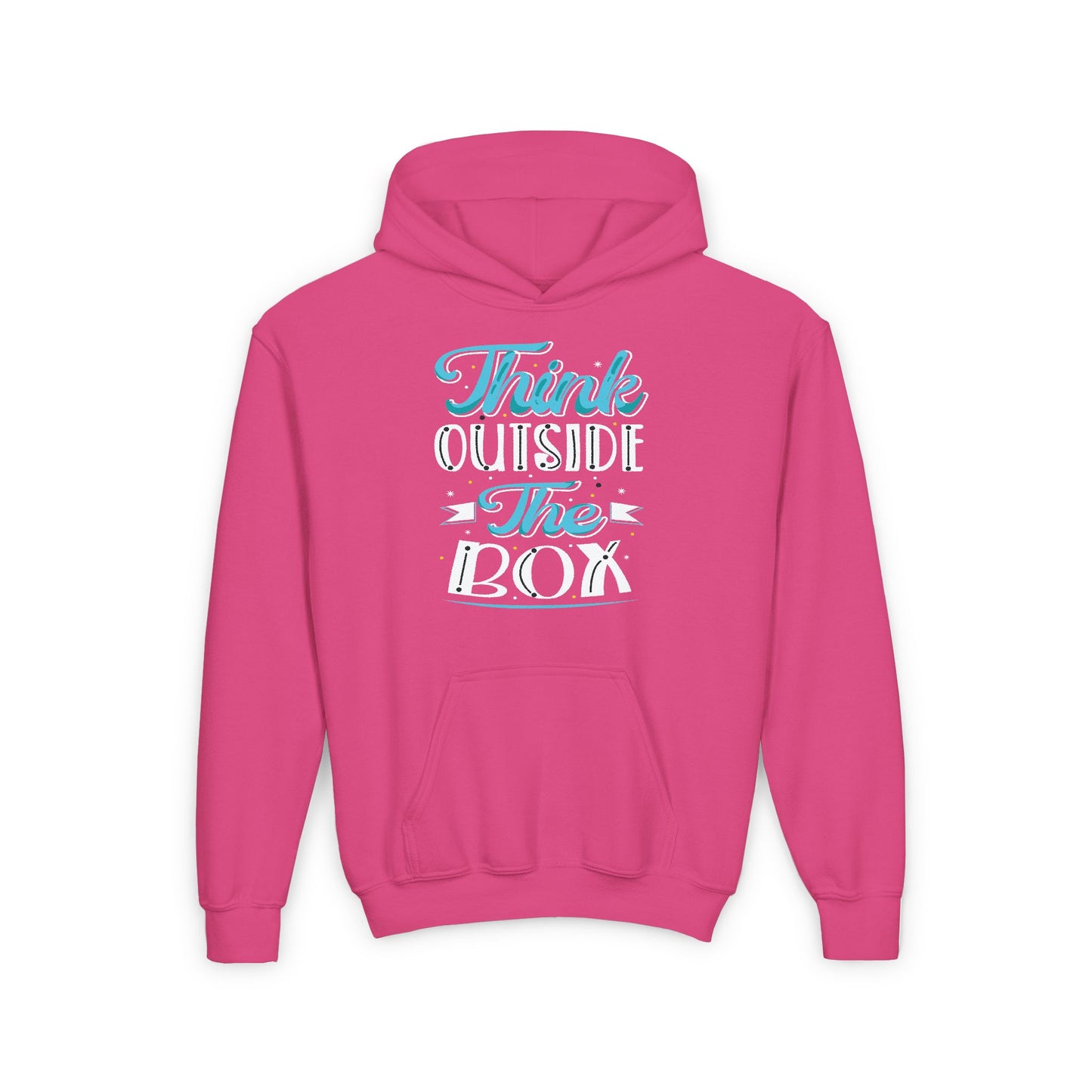 Think Outside The Box Youth Heavy Blend Hooded Sweatshirt