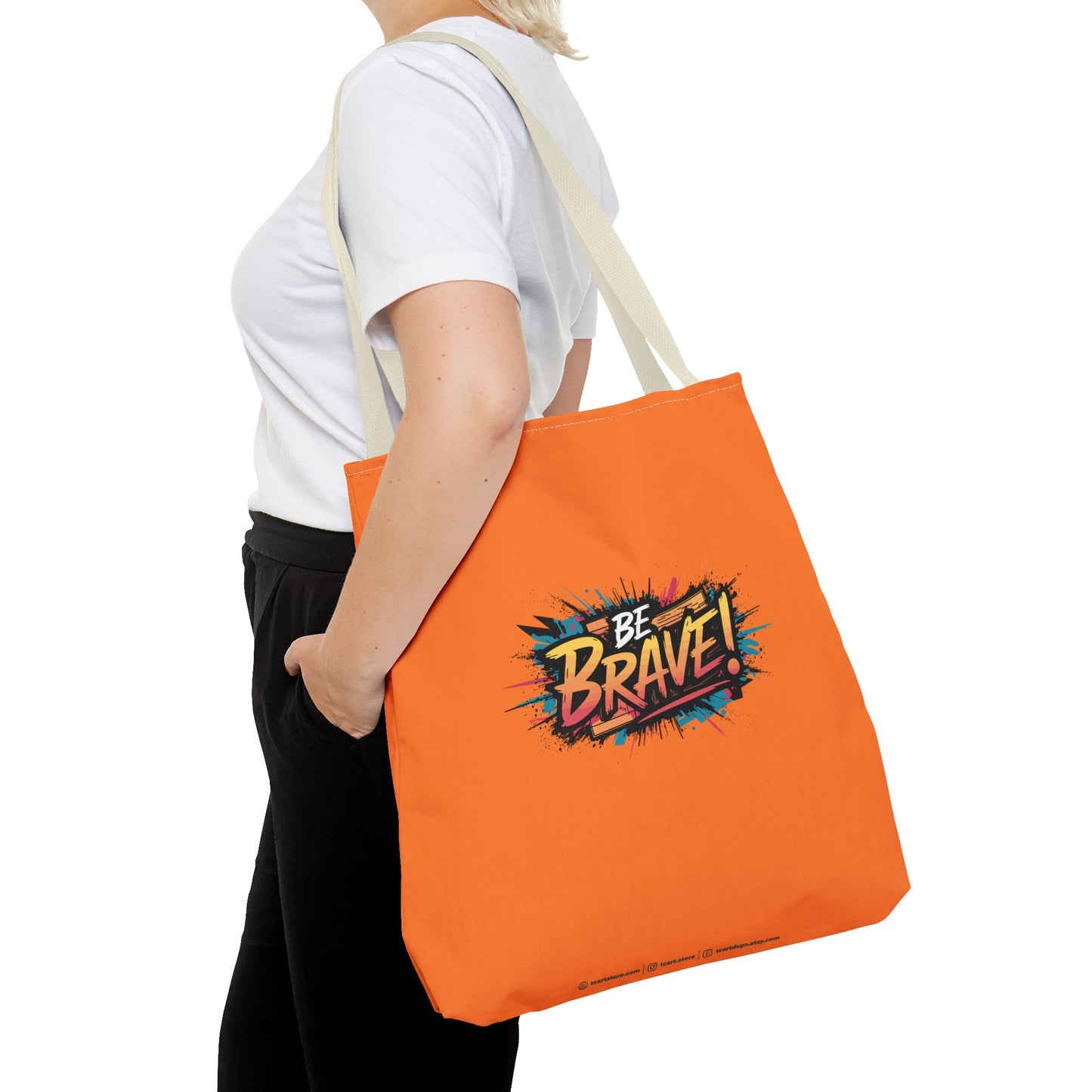 Be Brave! Tote Bag (AOP)