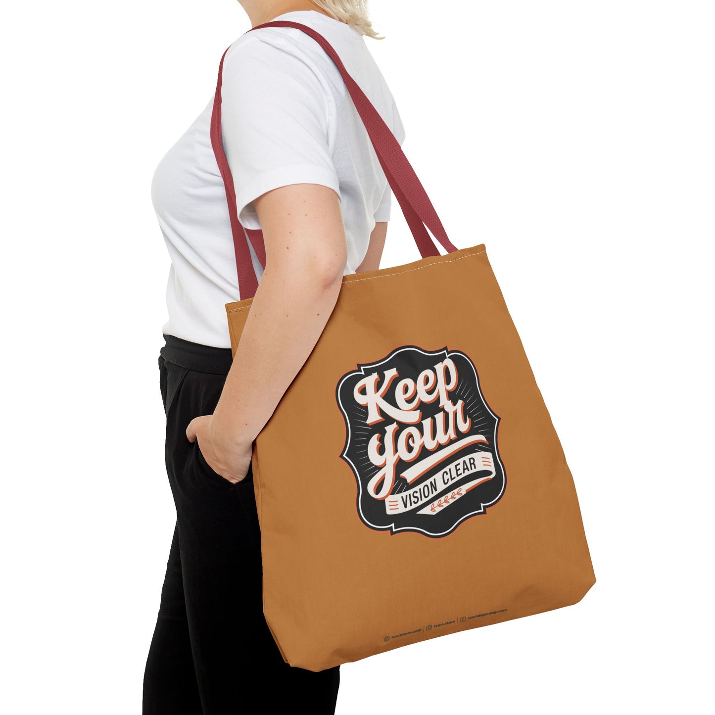 Keep Your Vision Clear Tote Bag (AOP)