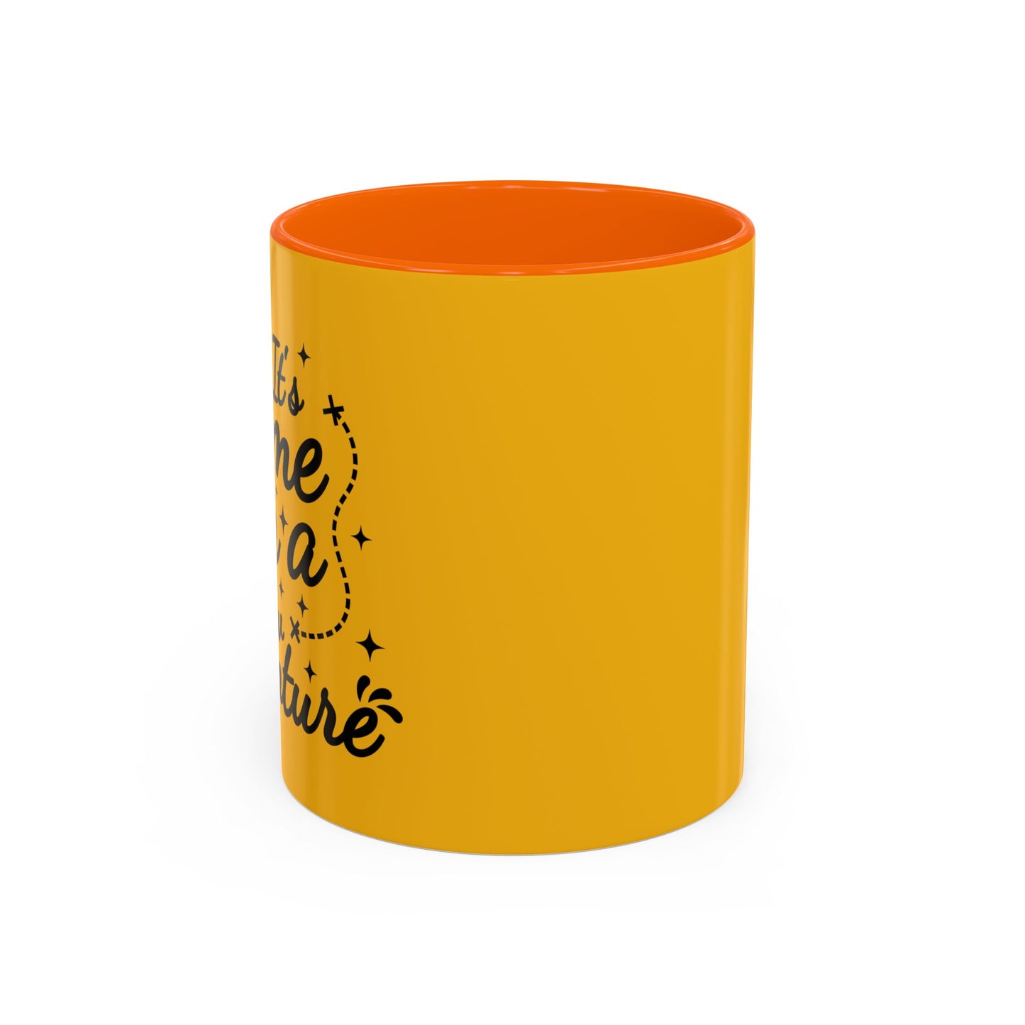 It's Time For A New Adventure Accent Coffee Mug (11, 15oz)