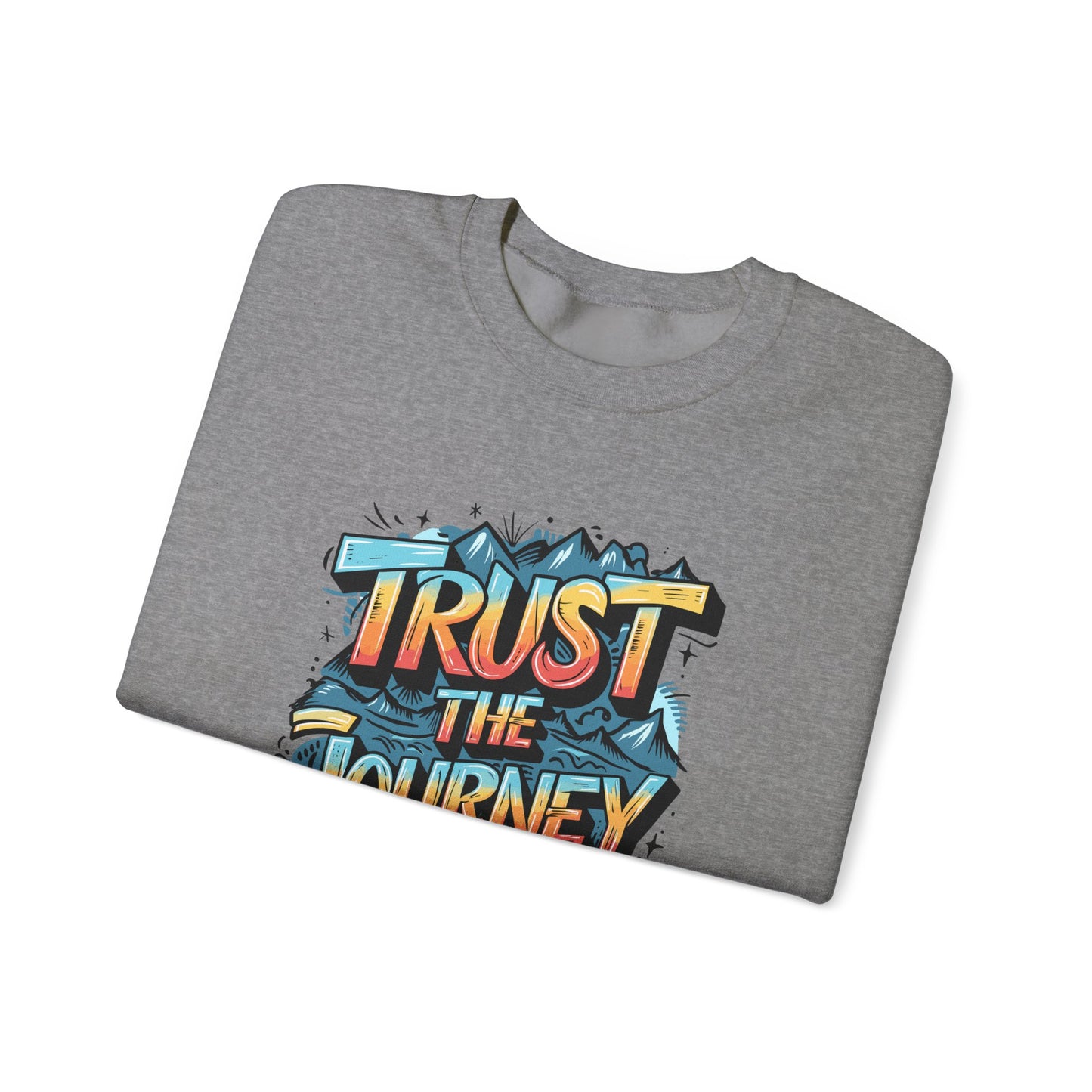 Trust The Journey Ahead Unisex Heavy Blend™ Crewneck Sweatshirt