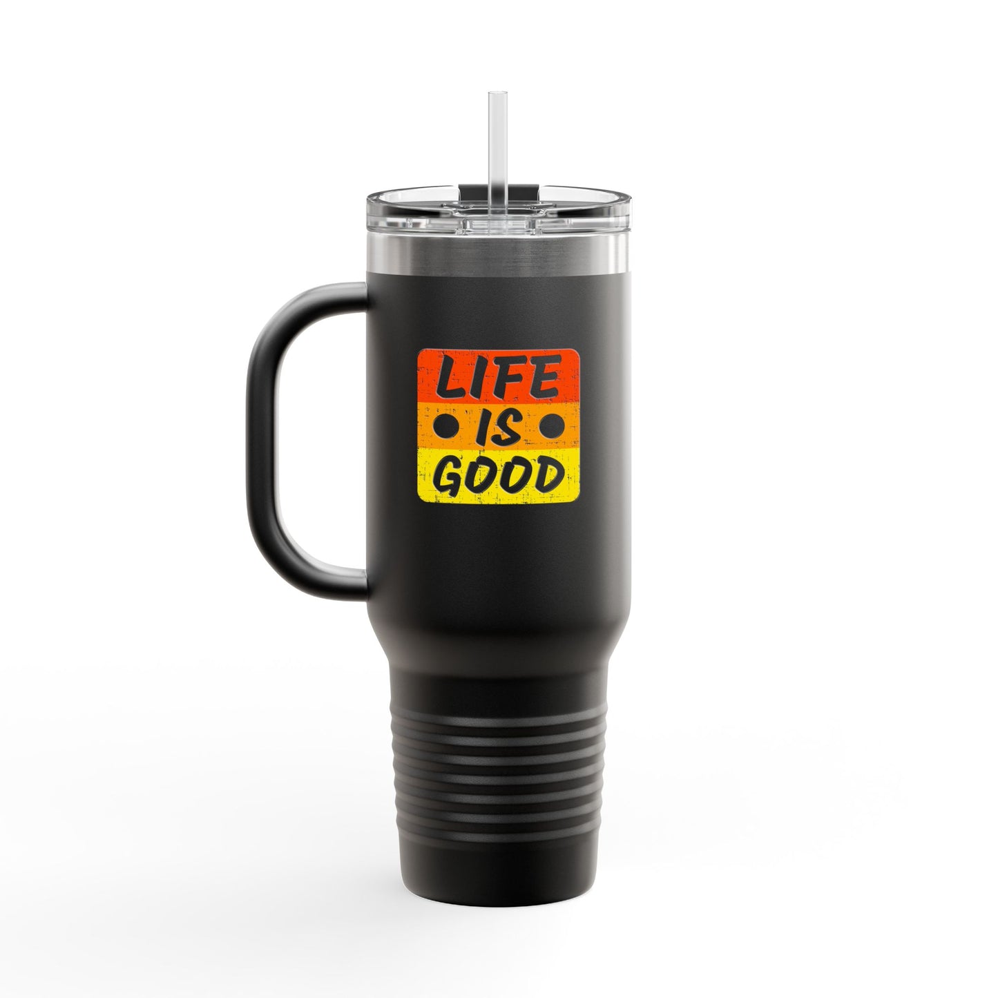 Life Is Good Insulated Travel Mug, 40oz