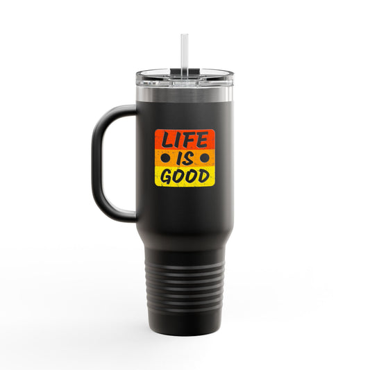 Life Is Good Insulated Travel Mug, 40oz