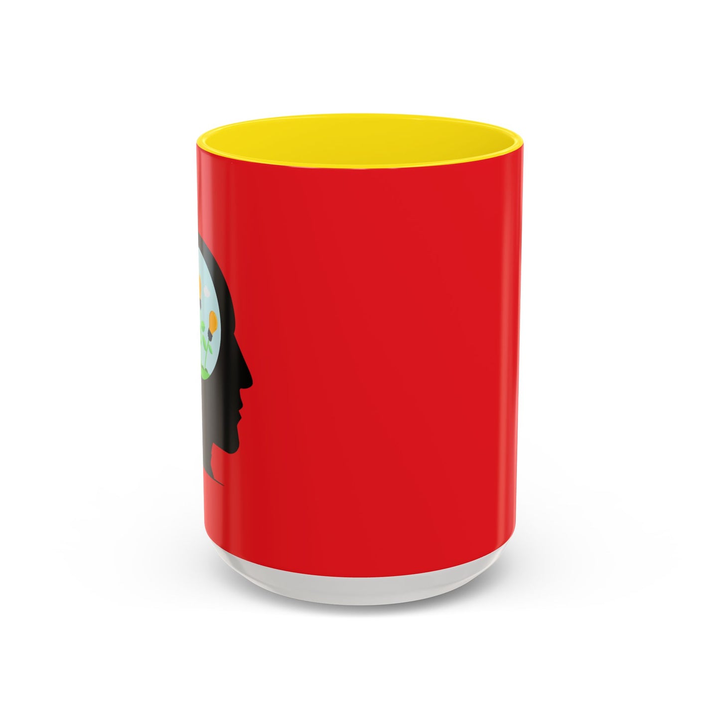 Mindset And Positive Thoughts Accent Coffee Mug (11, 15oz)