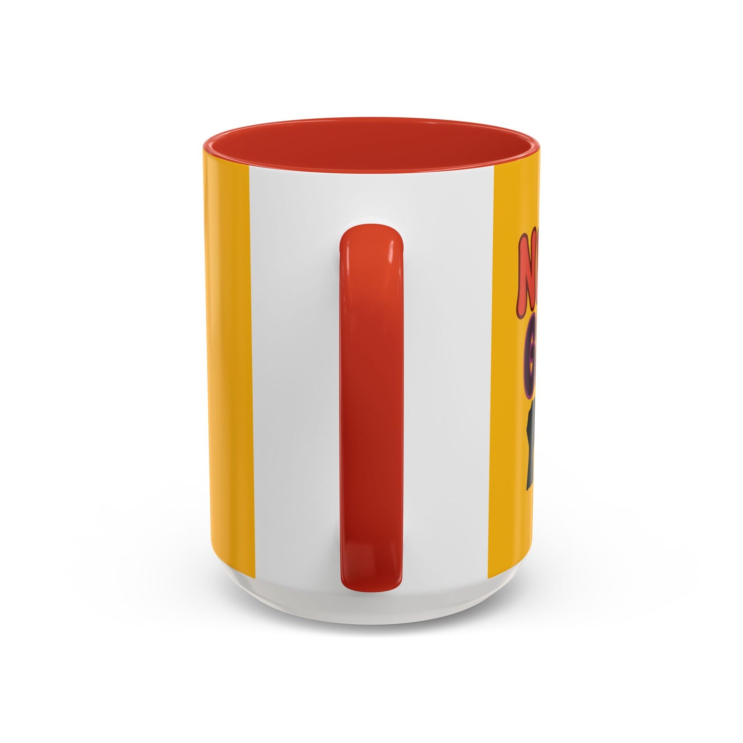 Never Give Up Accent Coffee Mug (11, 15oz)